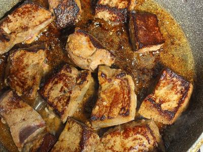 Kepenys su grietine ir svogūnais Žingsnis 4