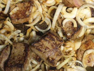 Kepenys su grietine ir svogūnais Žingsnis 5