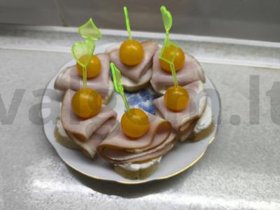 Kanarė su karbonaidu ir vyšniniais pomidorais Žingsnis 4