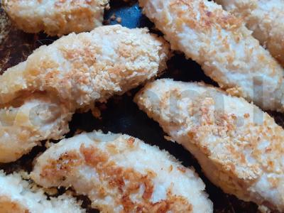 Žalias salotas su stripsais Žingsnis 1