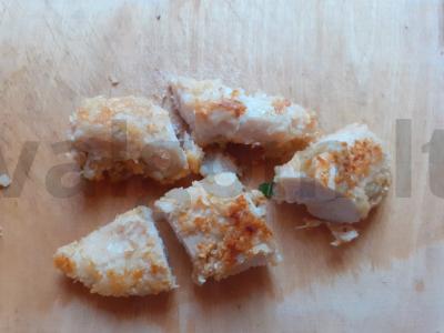 Žalias salotas su stripsais Žingsnis 4