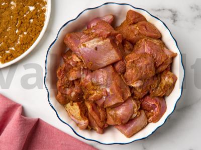 Indėnų šlaunelių troškinys su džiovintomis abrikosais Žingsnis 3