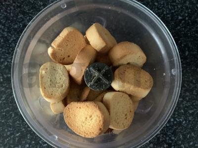 Keksiukai „Bulvė“ iš sausainių Žingsnis 3