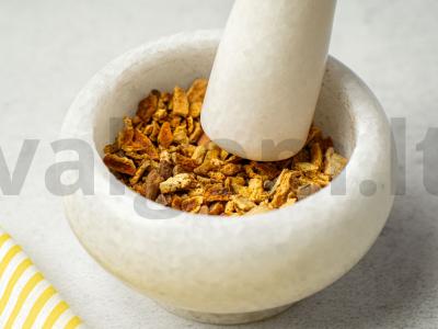 Rūgščiai saldus moliūgų padažas Žingsnis 2