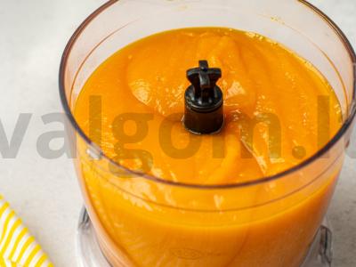 Rūgščiai saldus moliūgų padažas Žingsnis 3