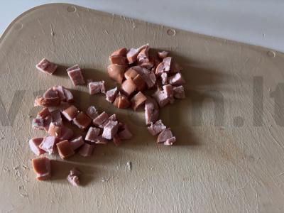 Grybų pasta su dešrelėmis Žingsnis 2