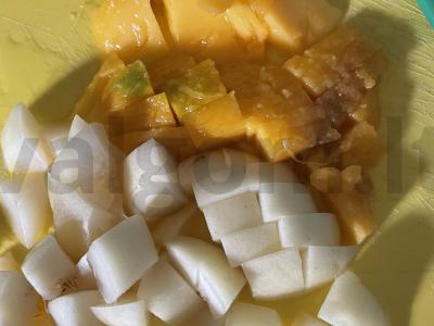 „Cezario“ košė su riešutais ir vaisiais Žingsnis 7