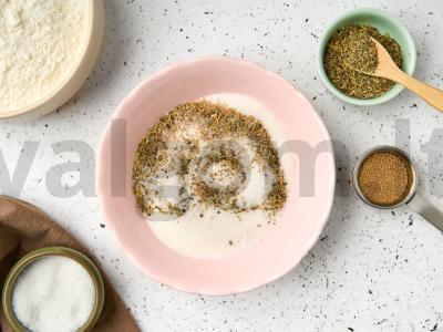 Česnakiniai pampuškai Žingsnis 1