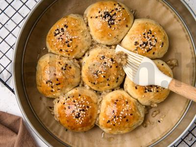 Česnakiniai pampuškai Žingsnis 9