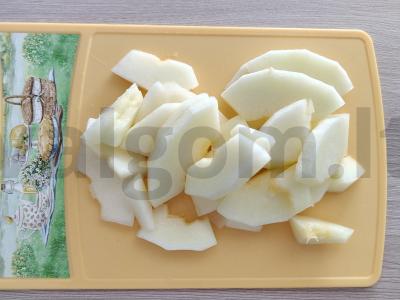 Pieno-meliono kokteilis Žingsnis 1