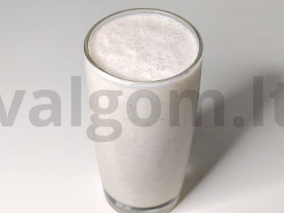 Pieno-meliono kokteilis pagrindine nuotrauka