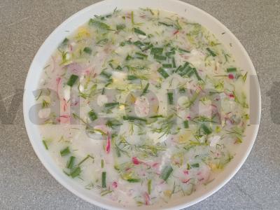 Okroška su kepta vištienos šlaunelėmis beržo sultyse Žingsnis 11