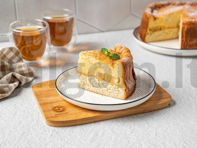 Sūrio tortas su ananasais pagrindine nuotrauka