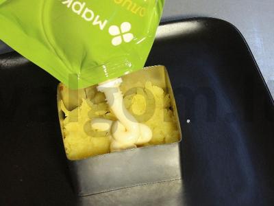 Salotas „Mimoza“ su menkės ikrais Žingsnis 6