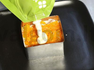 Salotas „Mimoza“ su menkės ikrais Žingsnis 8