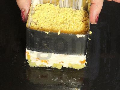 Salotas „Mimoza“ su menkės ikrais Žingsnis 13