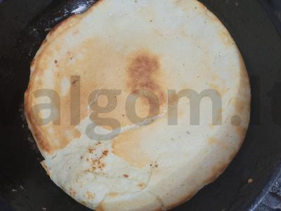 Ryžių blynai su kumpiu ir agurku Žingsnis 4