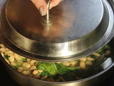 Itališka pupelė su špinatais ir citrina Žingsnis 5