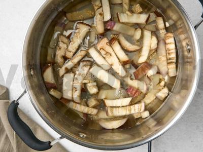 Korėjietiški baklažanai žiemai Žingsnis 4