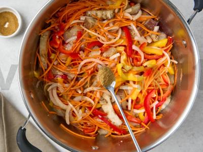 Korėjietiški baklažanai žiemai Žingsnis 7