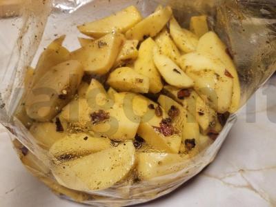 Švelnus bulvių patiekalas kepimo maiše orkaitėje Žingsnis 3