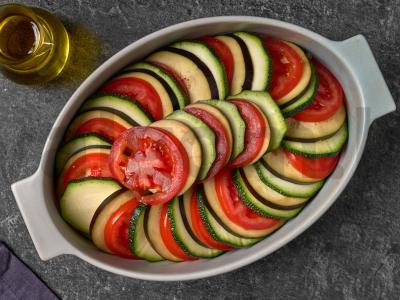 Ratatouille su brie sūriu Žingsnis 3