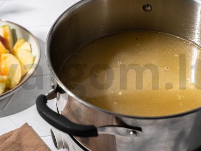 Gintariniai obuolių džemas Žingsnis 6