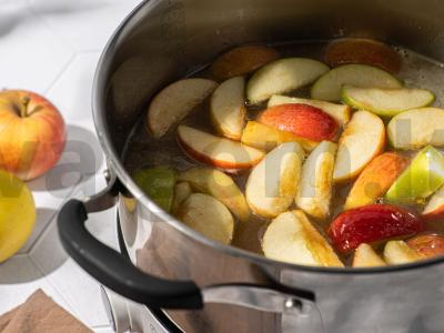 Gintariniai obuolių džemas Žingsnis 7