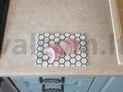 Tortilija su kumpiu, sūriu ir sviestu Žingsnis 1