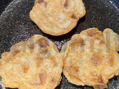 Blynai su karamele ir persimonu Žingsnis 8