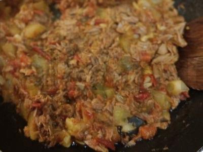 Makaronai su tunu ir grietinėlės padažu Žingsnis 4