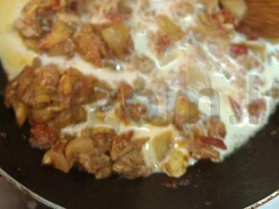 Makaronai su tunu ir grietinėlės padažu Žingsnis 5