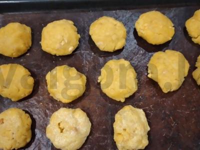 Žemės riešutų sausainiai su augaliniu aliejumi Žingsnis 5