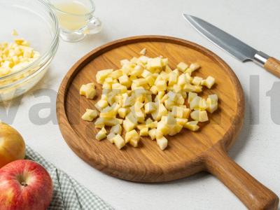 Obuolių duona Žingsnis 1