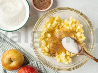 Obuolių duona Žingsnis 2