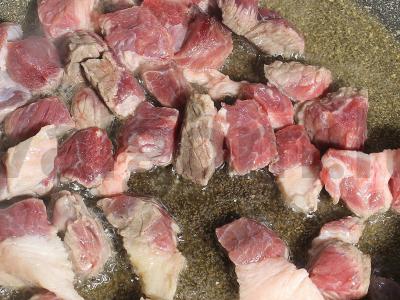 Rytų lagmanas su daržovėmis ir mėsa Žingsnis 2