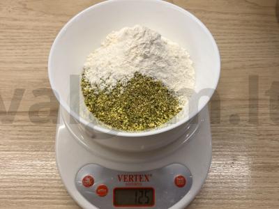 Pistacijų ritinys Žingsnis 2