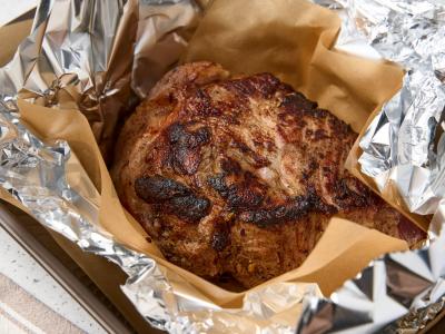 Kepta kiaulienos kaklas su mandarinų marinatų Žingsnis 7