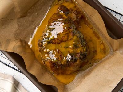 Kepta kiaulienos kaklas su mandarinų marinatų Žingsnis 10