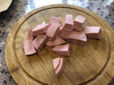 Namų pica su dešra ir mocarela Žingsnis 5