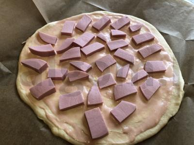 Namų pica su dešra ir mocarela Žingsnis 6