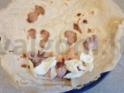 Šašlykas su krevetėmis, aštuonkojais ir trimis sūrio rūšimis Žingsnis 4