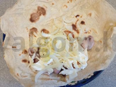 Šašlykas su krevetėmis, aštuonkojais ir trimis sūrio rūšimis Žingsnis 6