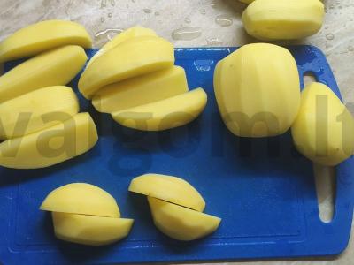 Bulvių košė su pienu ir sviestu Žingsnis 2