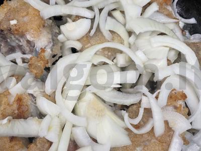 Menkių filė agurkų marinate su Dijon garstyčiomis Žingsnis 6