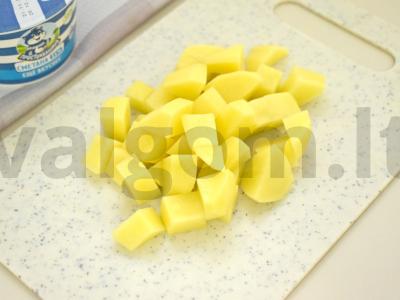 Namų šaltibarščiai su bulgarų pipirais ir grietine Žingsnis 1