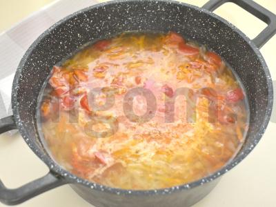 Namų šaltibarščiai su bulgarų pipirais ir grietine Žingsnis 6