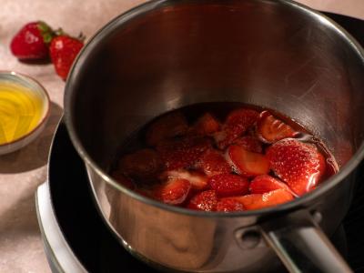 Jazminų arbatos latte Žingsnis 1