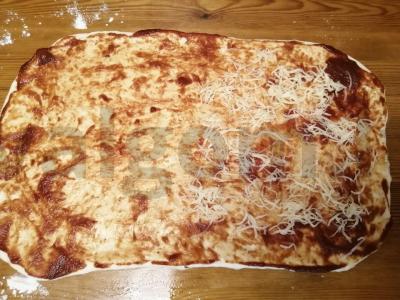 Duonos lazdelės su pomidorų pasta ir sūriu Žingsnis 6