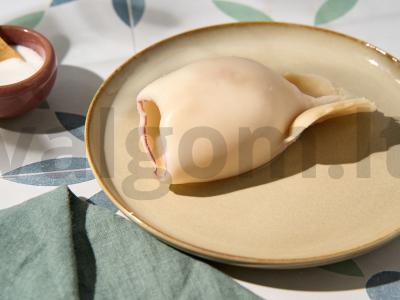 Salotos su vištiena ir kalmarais su tartaro padažu Žingsnis 3